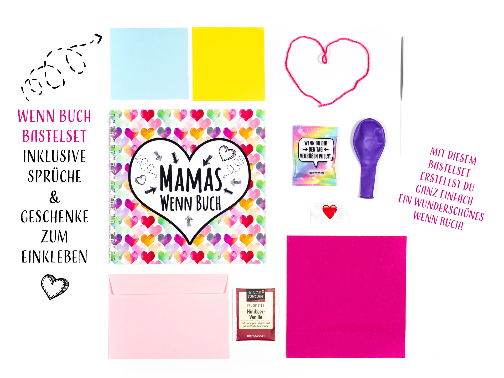 Wenn Buch Mama Bastelset Idaviduell