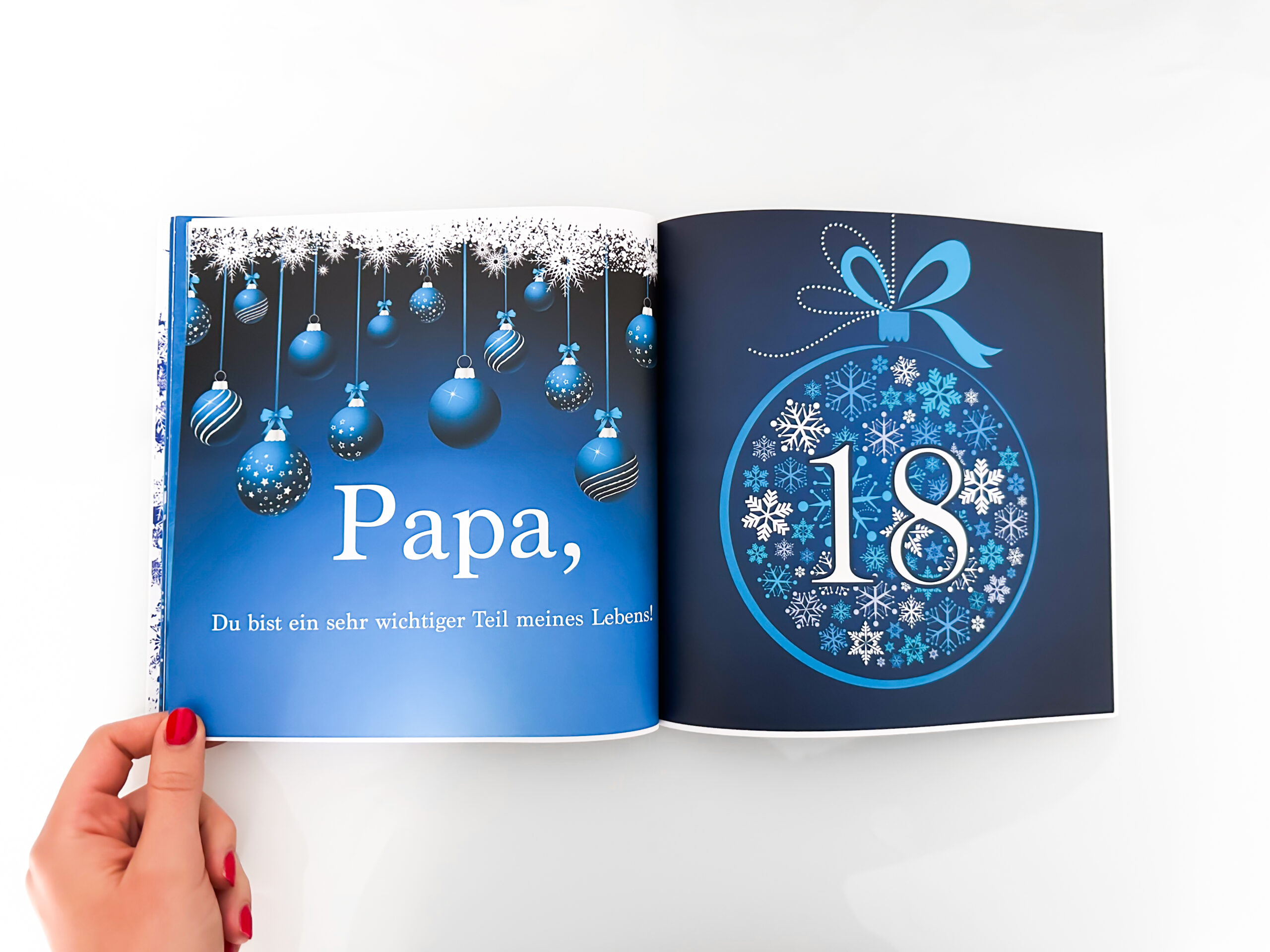 wunderschöner Adventskalender für Papa 