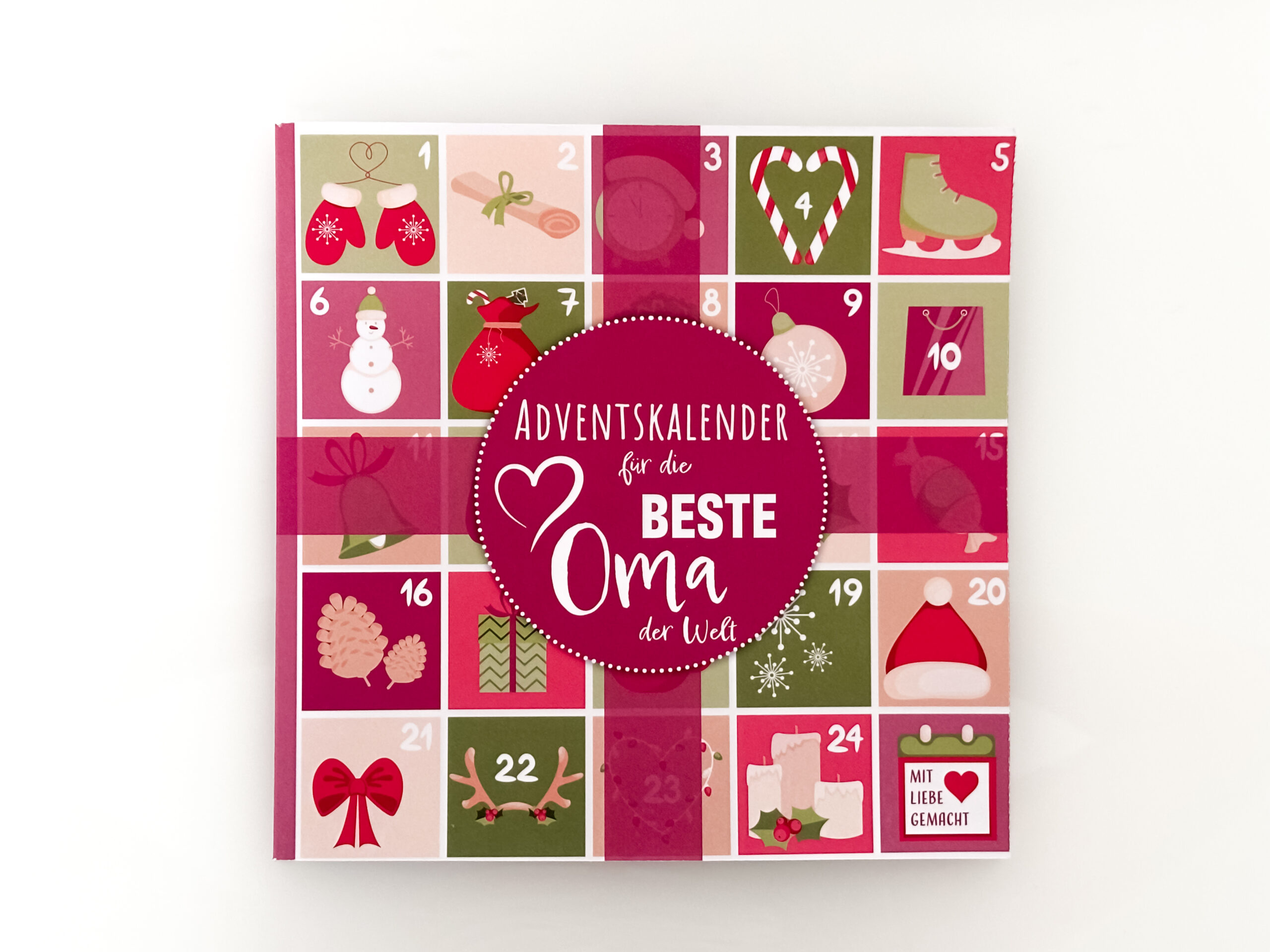 Adventskalender für die beste Oma der Welt mit 24 Sprüchen