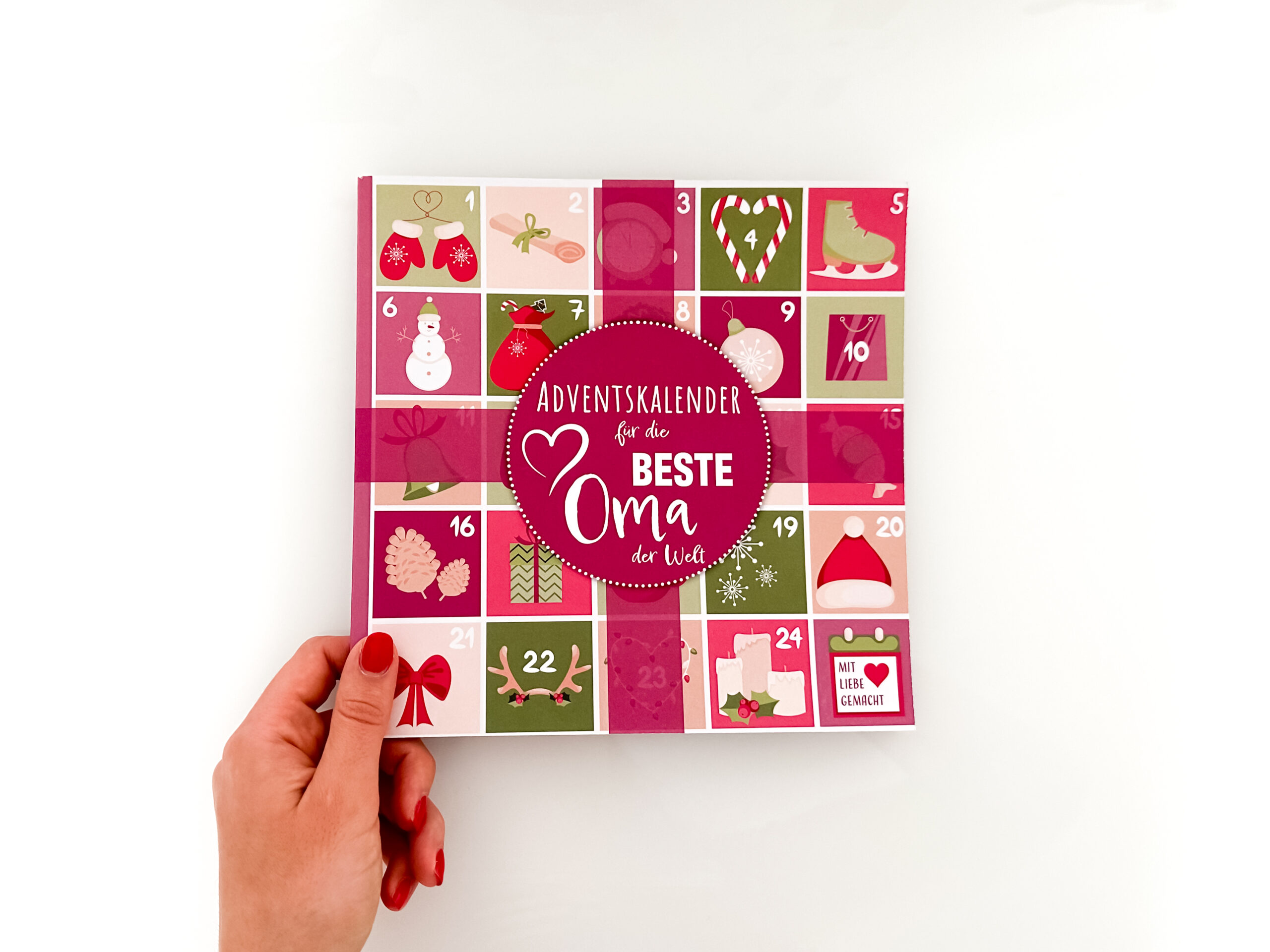 Adventskalender für die beste Oma der Welt mit 24 Sprüchen