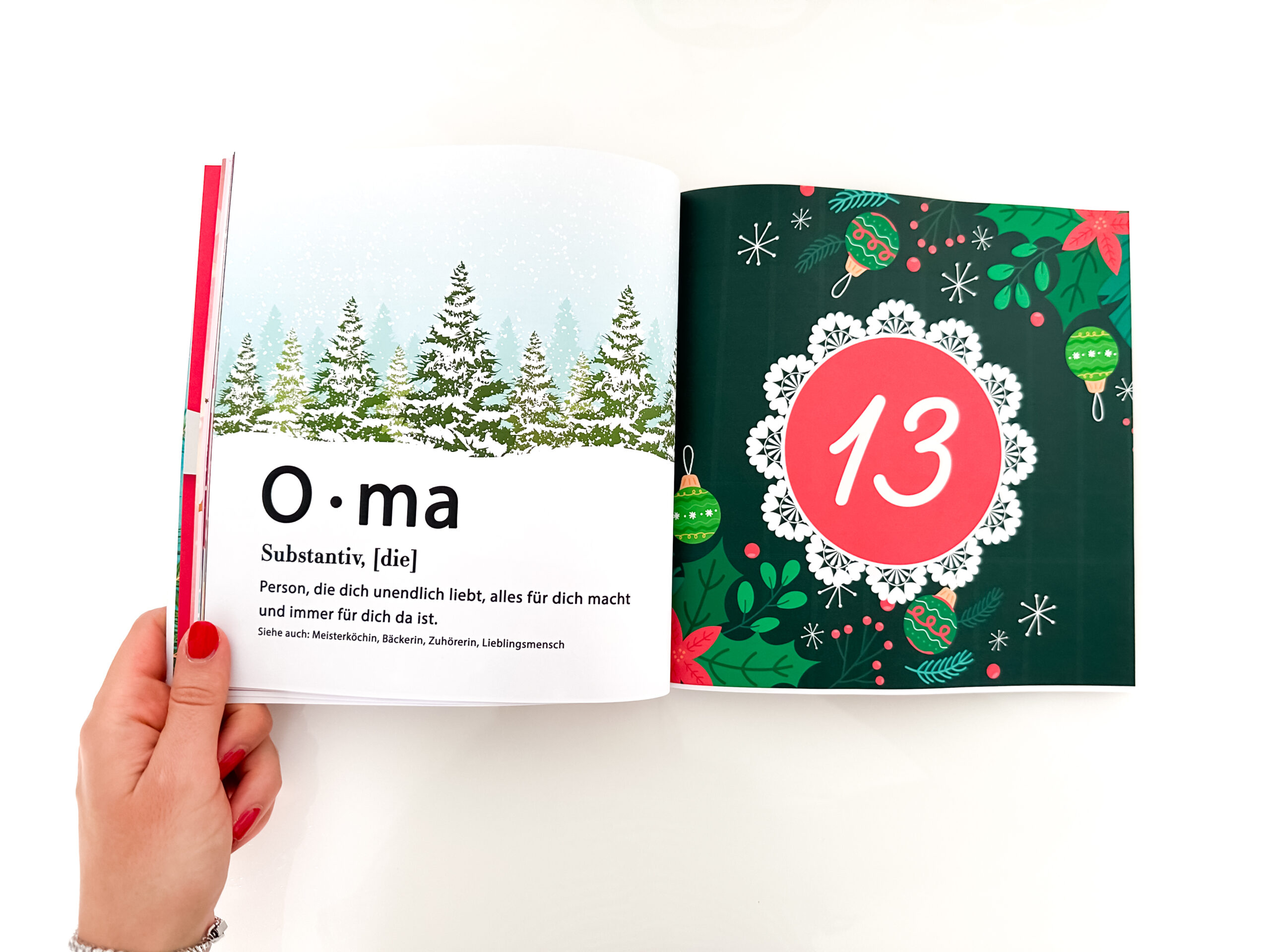 Adventskalender für Oma mit liebevollen Sprüchen