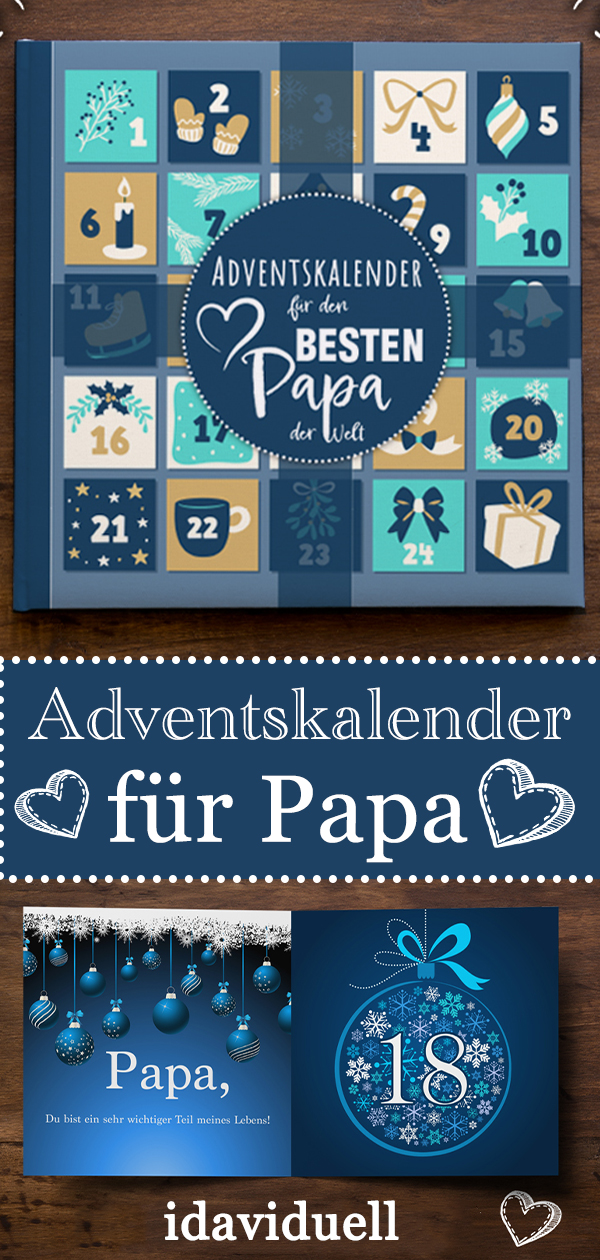 adventskalender für papa pinterest 