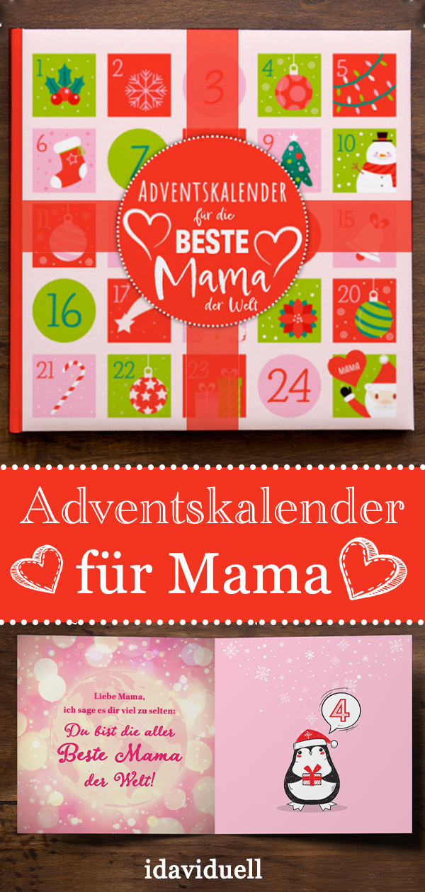 Adventskalender für Mama Idee Pinterest 