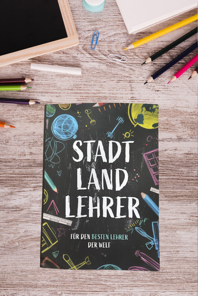Lehrer Geschenk: Stadt Land Fluss für den besten Lehrer der Welt