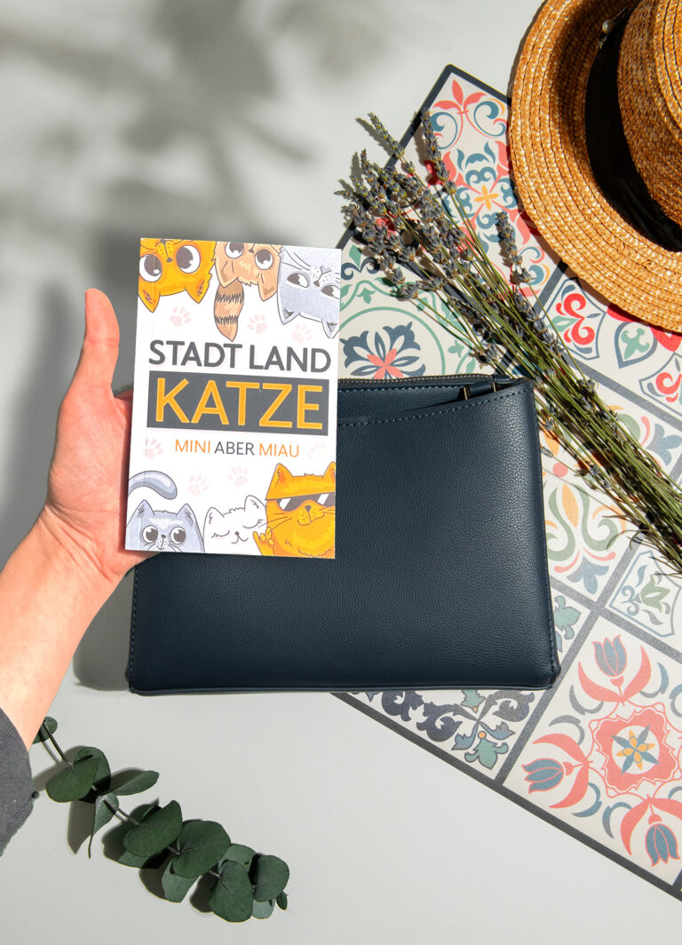 Stadt Land Katze Geschenk für Katzenliebhaber