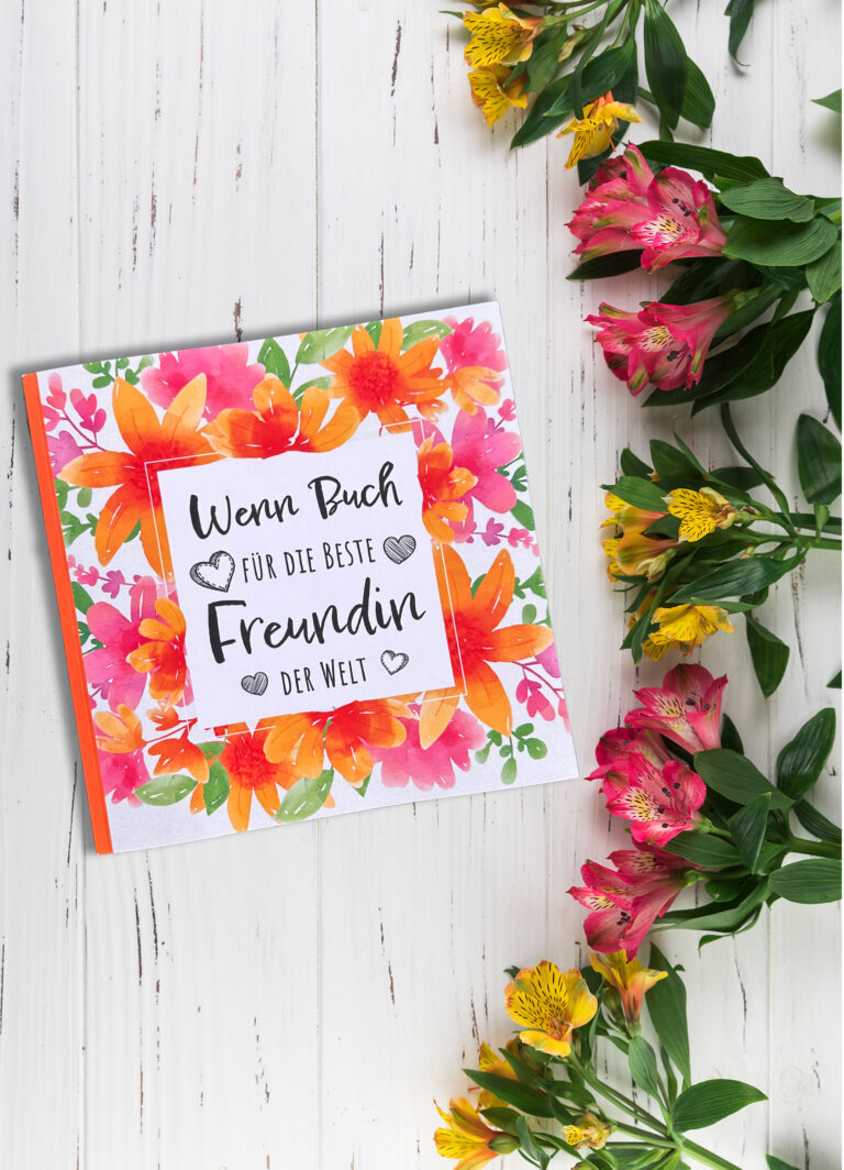 Wenn Buch beste Freundin Geschenk für die Freundin