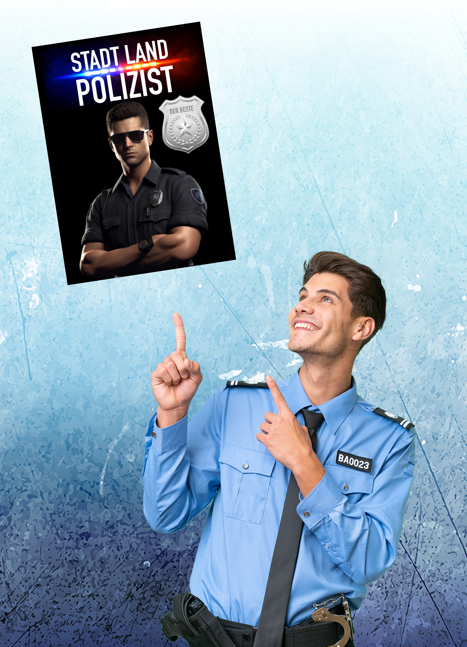 Stadt Land Polizist perfektes Geschenk