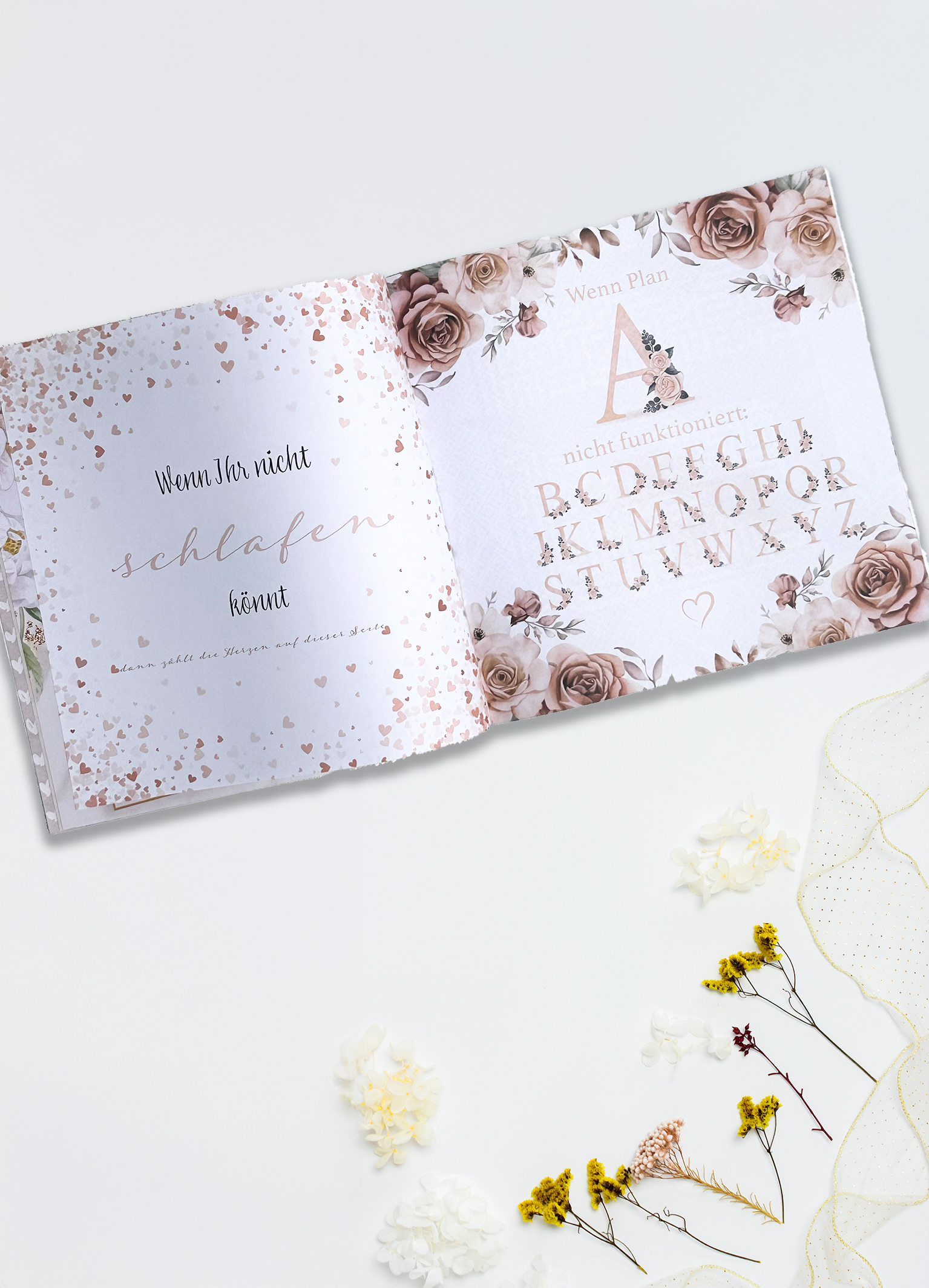 Wenn Buch zur Goldhochzeit Geschenk