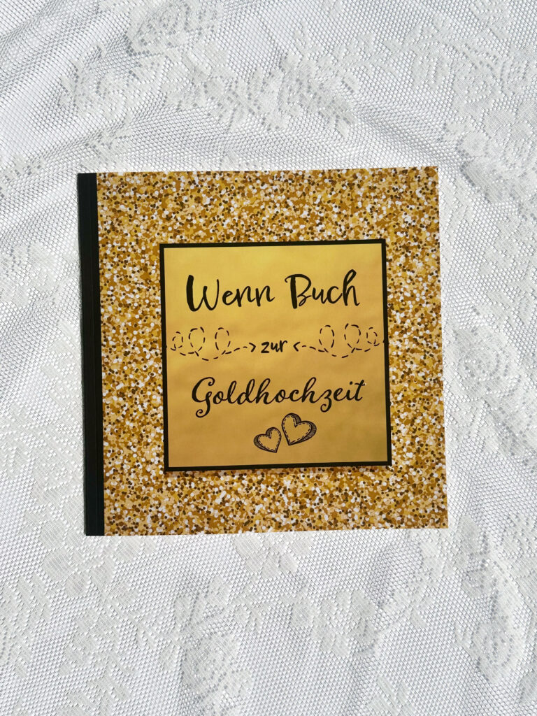 Wenn Buch zur Goldhochzeit 50. Hochzeitstag