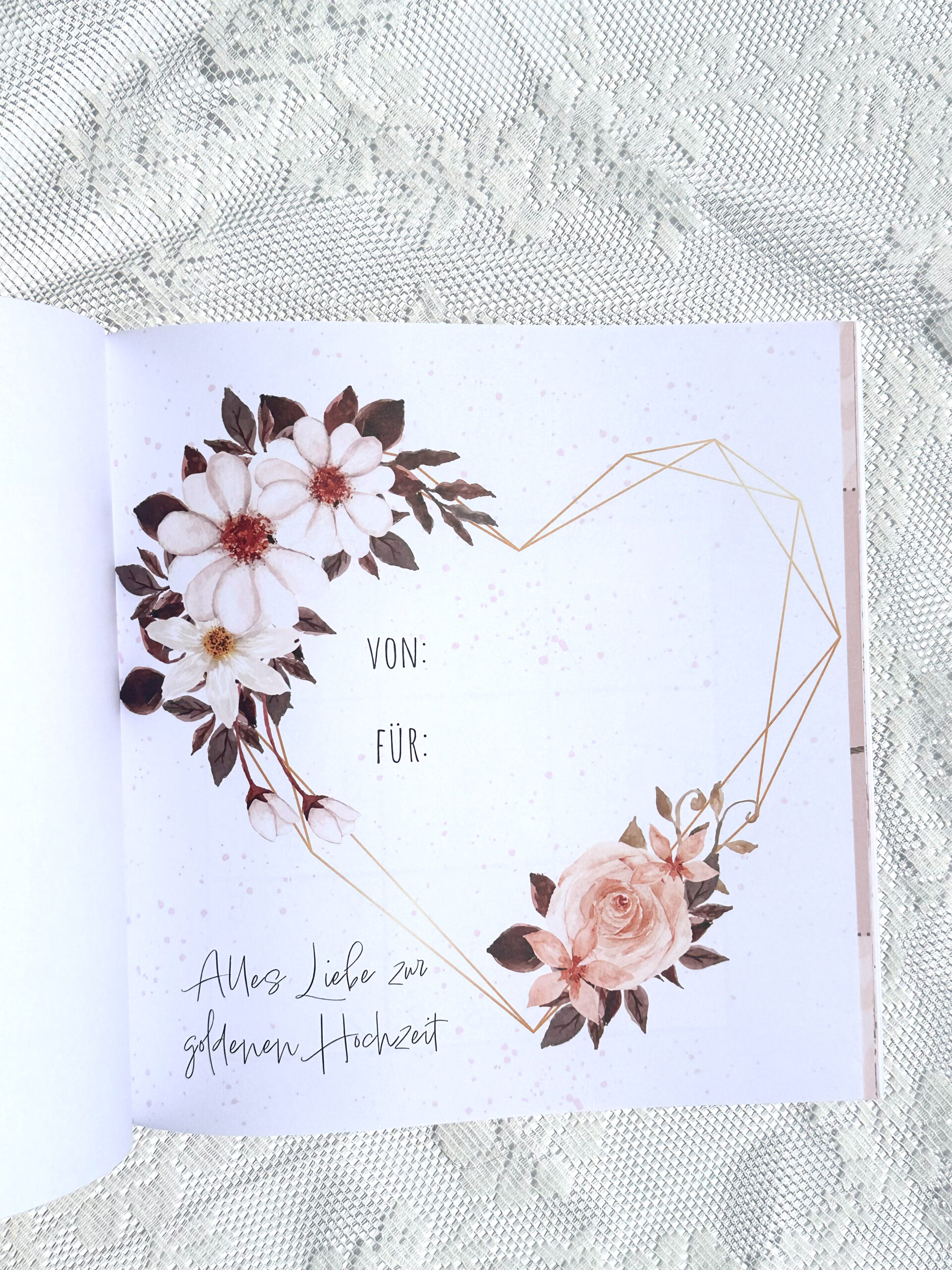 Geschenk zum 50. Hochzeitstag persönliches Geschenk