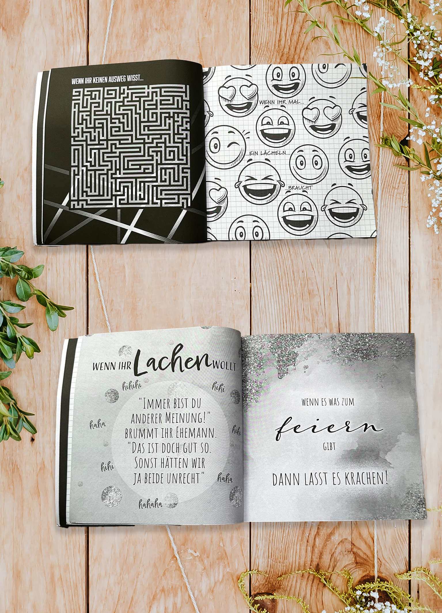 Wenn Buch zur Silberhochzeit Geschenk zum 25. Hochzeitstag