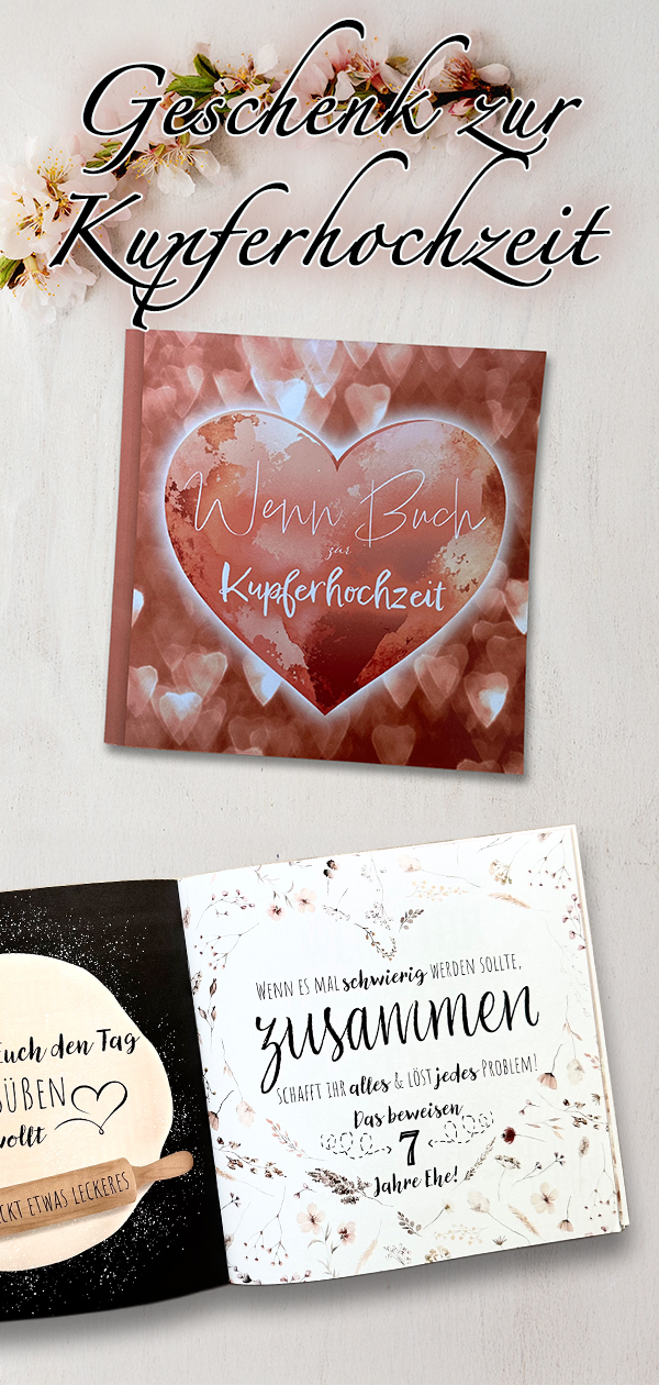 Geschenkidee Kupferhochzeit